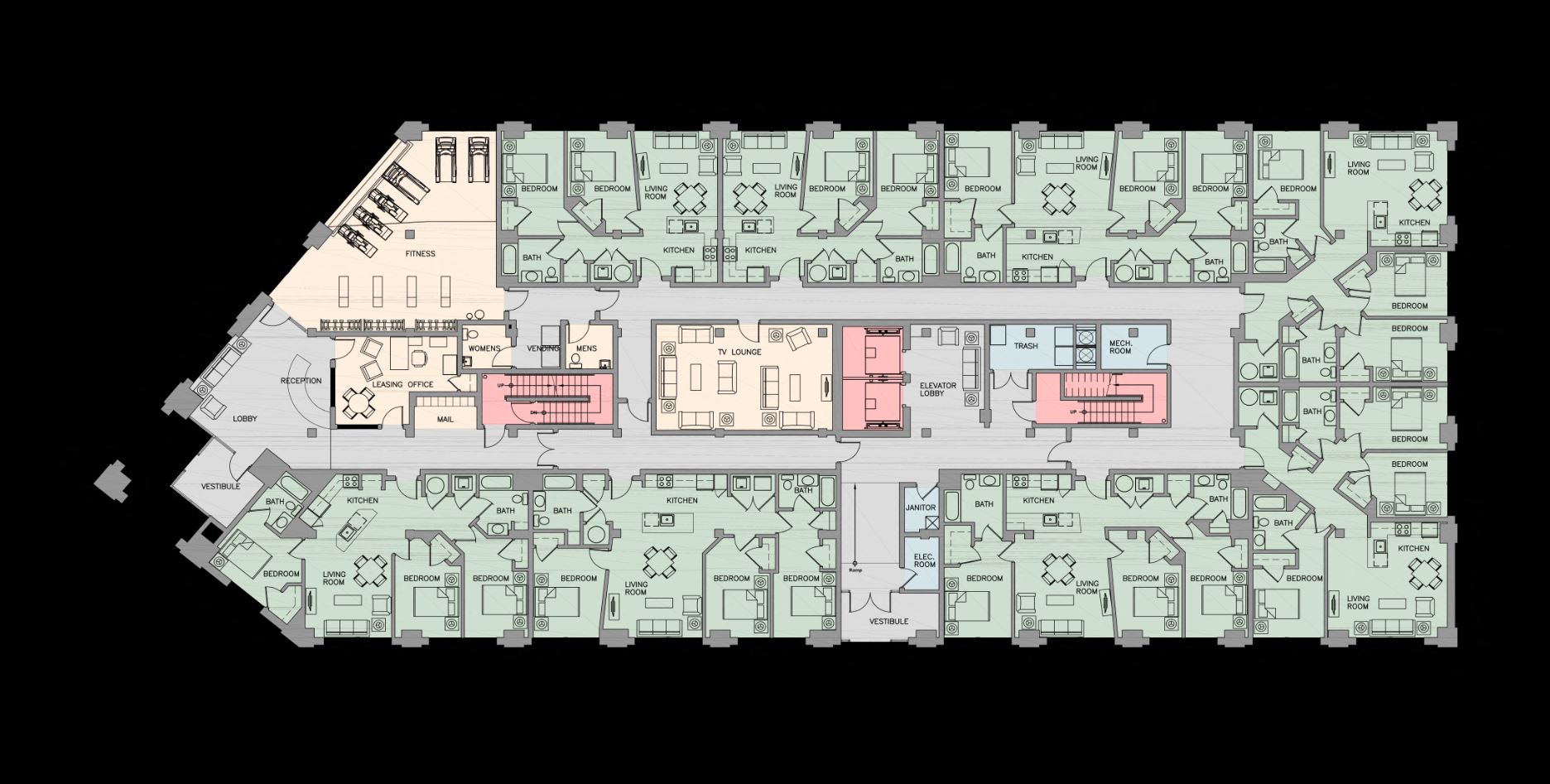 Boury Lofts floor plans 